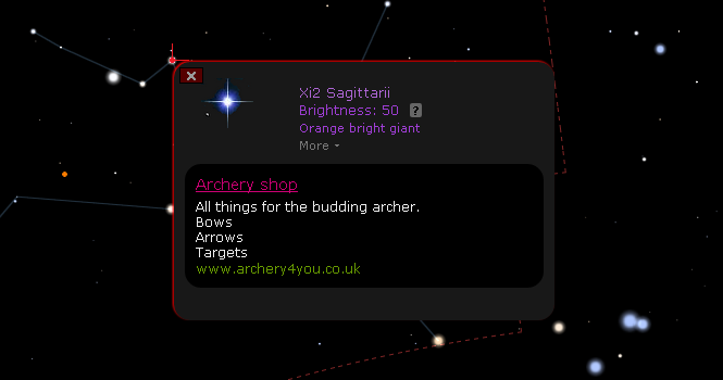 Star message example